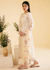 Qlinekari By Qalamkar Embroidered Lawn 3 Piece Unstitched Suit QLM24QK SQ-01 SARV